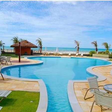 Apartamento Vista Total Do Mar Uma Cobertura A 400M Do Beach Park No Porto Das Dunas Aquiraz Condominio Terramaris Piscina Ampla Parque Infantil Sauna Estacionamento Privado ภายนอก รูปภาพ