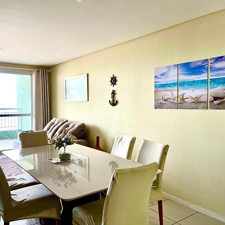 Apartamento Vista Total Do Mar Uma Cobertura A 400M Do Beach Park No Porto Das Dunas Aquiraz Condominio Terramaris Piscina Ampla Parque Infantil Sauna Estacionamento Privado ภายนอก รูปภาพ