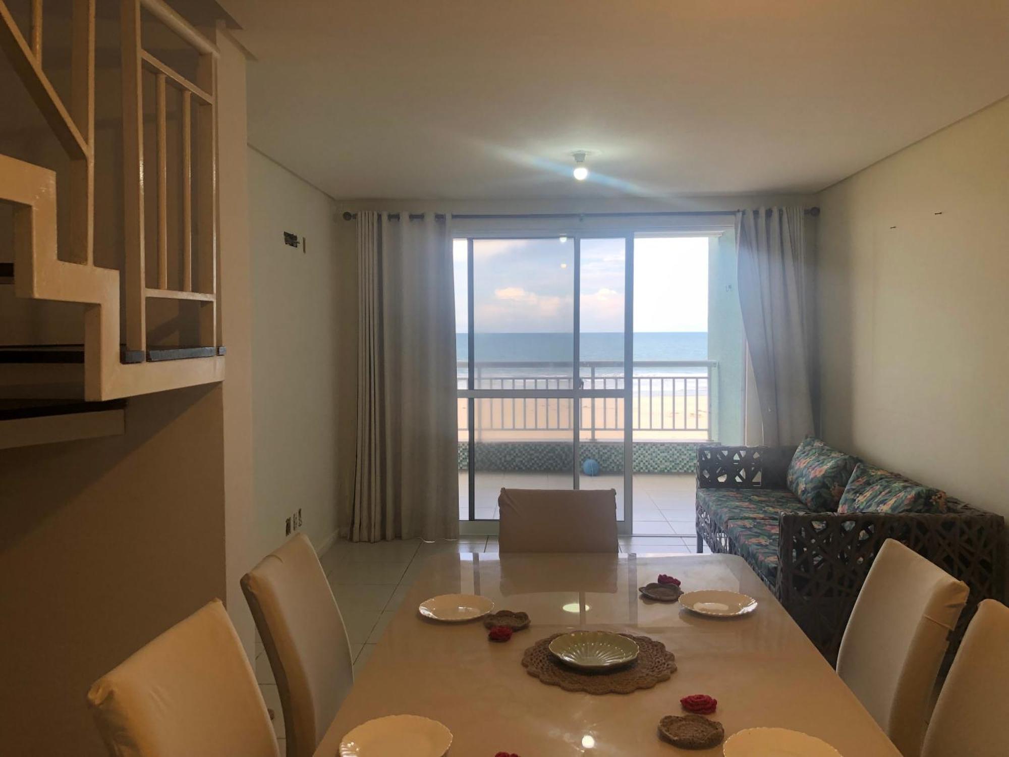 Apartamento Vista Total Do Mar Uma Cobertura A 400M Do Beach Park No Porto Das Dunas Aquiraz Condominio Terramaris Piscina Ampla Parque Infantil Sauna Estacionamento Privado ภายนอก รูปภาพ