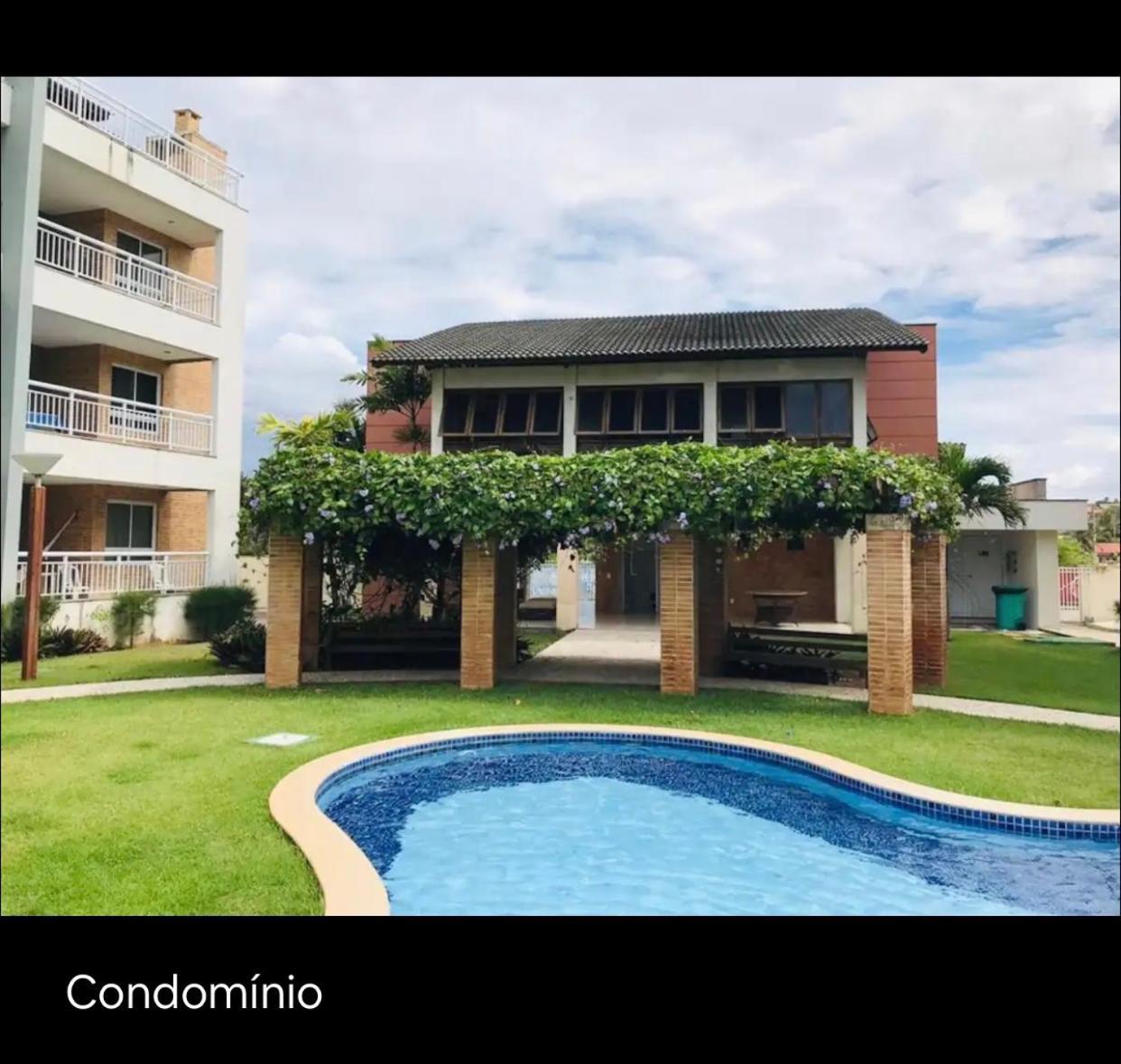 Apartamento Vista Total Do Mar Uma Cobertura A 400M Do Beach Park No Porto Das Dunas Aquiraz Condominio Terramaris Piscina Ampla Parque Infantil Sauna Estacionamento Privado ภายนอก รูปภาพ