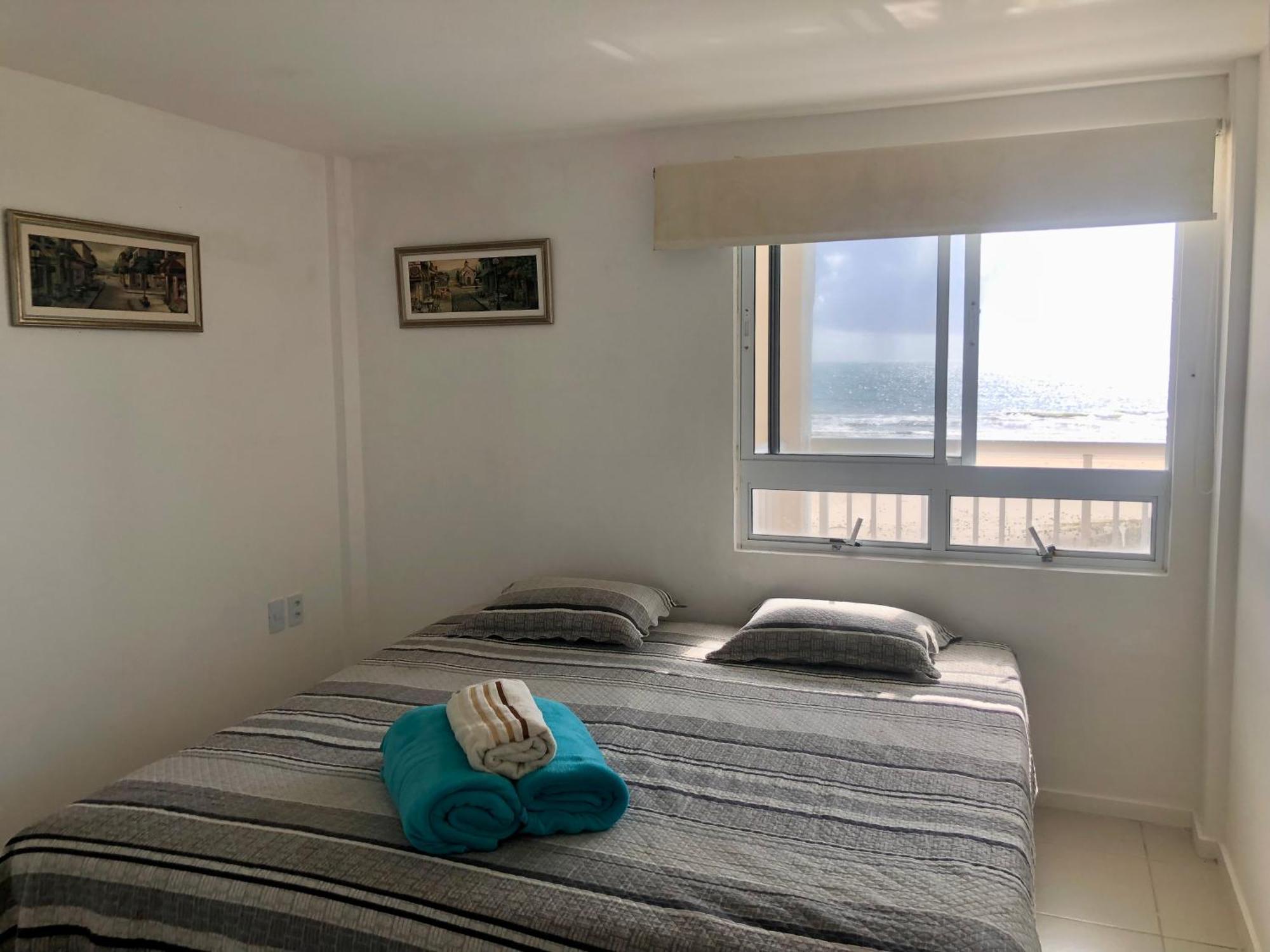 Apartamento Vista Total Do Mar Uma Cobertura A 400M Do Beach Park No Porto Das Dunas Aquiraz Condominio Terramaris Piscina Ampla Parque Infantil Sauna Estacionamento Privado ภายนอก รูปภาพ